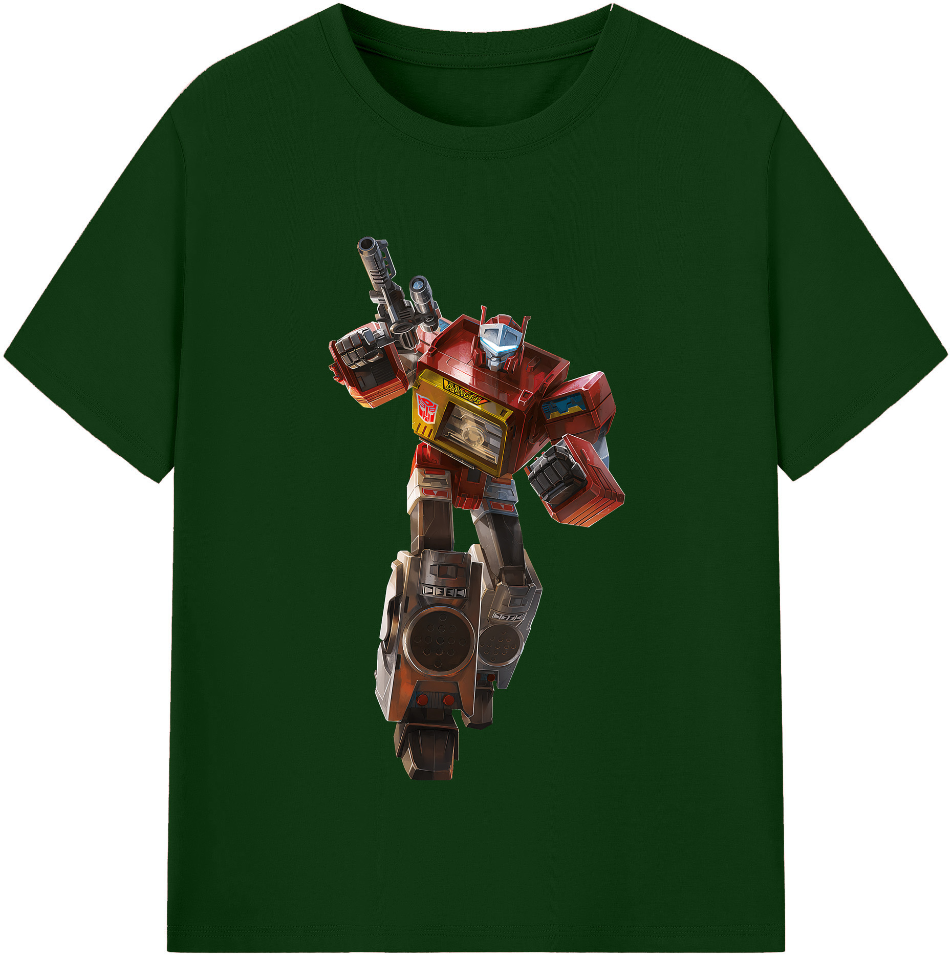 （画像用） Transformers トランスフォーマー 綿100％半袖Tシャツ（フロントプリント）